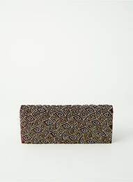 Sac bandoulière amovible forme rectangulaire marron EVASION femme