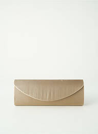 Sac multipoches forme rectangulaire beige OLGA BERG femme