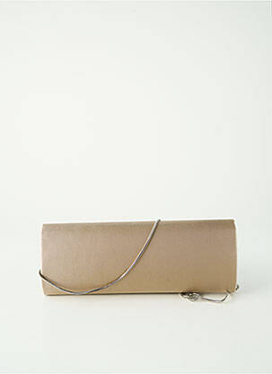 Sac multipoches forme rectangulaire beige OLGA BERG femme