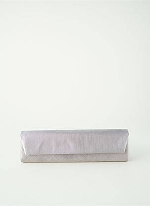 Sac multipoches forme rectangulaire argent MADDOX femme