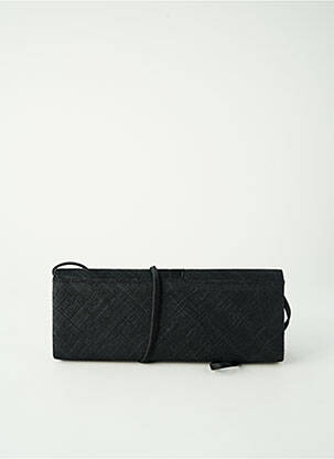 Sac multipoches forme rectangulaire noir MADDOX femme