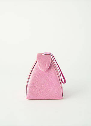 Sac fermeture rabat pressionné rose MADDOX femme