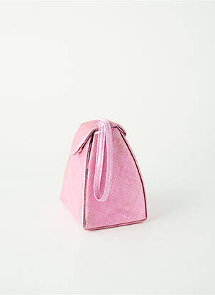 Sac fermeture rabat pressionné rose MADDOX femme