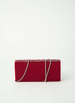 Sac multipoches forme rectangulaire rouge EVASION femme