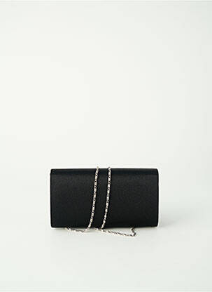 Sac fermeture rabat pressionné noir OLGA BERG femme