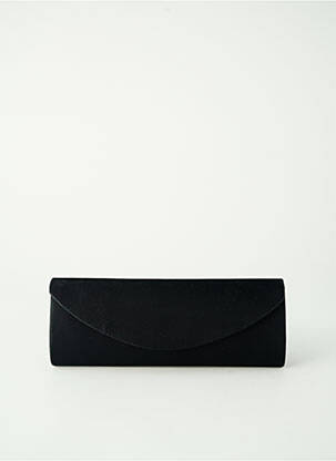 Sac fermeture rabat pressionné forme rectangulaire noir OLGA BERG femme