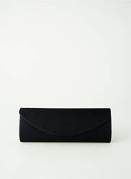 Sac bandoulière forme rectangulaire noir OLGA BERG femme
