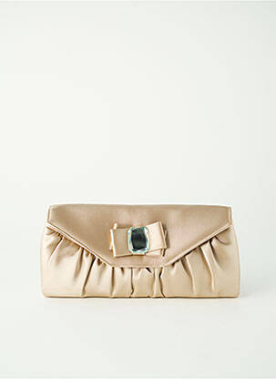 Sac bandoulière réglable forme rectangulaire beige OLGA BERG femme