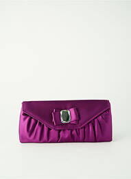 Sac bandoulière réglable forme rectangulaire violet OLGA BERG femme
