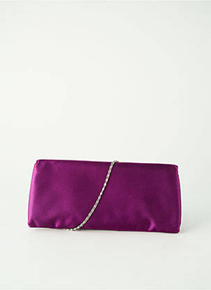 Sac bandoulière réglable forme rectangulaire violet OLGA BERG femme
