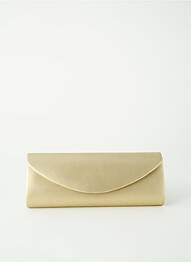 Sac bandoulière forme rectangulaire or OLGA BERG femme