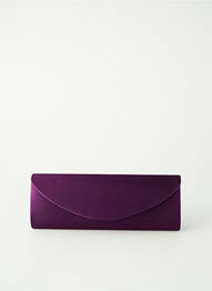 Sac bandoulière forme rectangulaire violet OLGA BERG femme