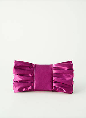 Sac fermeture rabat pressionné forme rectangulaire rose OLGA BERG femme