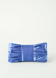 Sac bandoulière forme rectangulaire bleu OLGA BERG femme