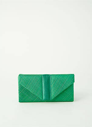 Sac bandoulière forme rectangulaire vert clair MADDOX femme