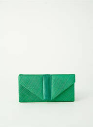 Sac bandoulière forme rectangulaire vert clair MADDOX femme