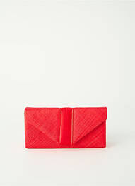 Sac bandoulière forme rectangulaire rouge MADDOX femme