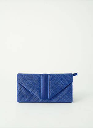 Sac bandoulière forme rectangulaire bleu MADDOX femme