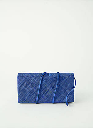 Sac bandoulière forme rectangulaire bleu MADDOX femme