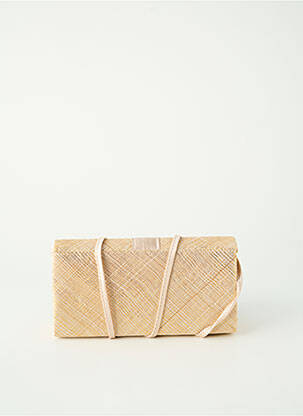 Sac bandoulière forme rectangulaire or MADDOX femme