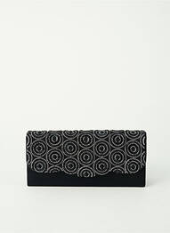 Sac bandoulière amovible forme rectangulaire noir EVASION femme