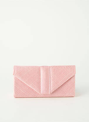 Sac fermeture rabat pressionné forme rectangulaire rose fonce MADDOX femme