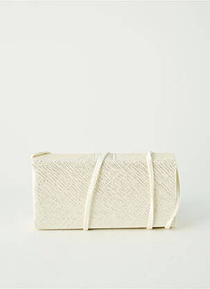 Sac bandoulière forme rectangulaire beige MADDOX femme