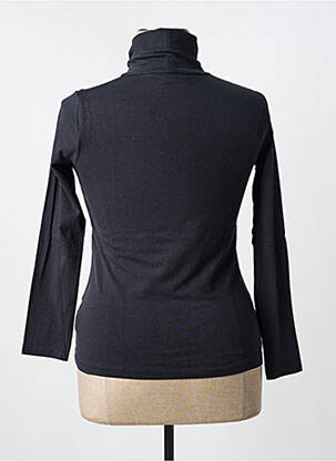 Sous-pull coupe cintrée manches longues noir LEYENDA & CO femme
