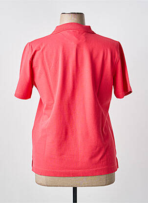 Polo coupe droite manches courtes rouge GELCO femme