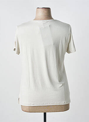 Top manches courtes manches courtes beige MASSANA femme