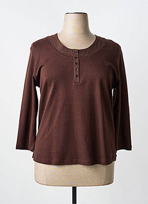 Top marron LEWINGER femme
