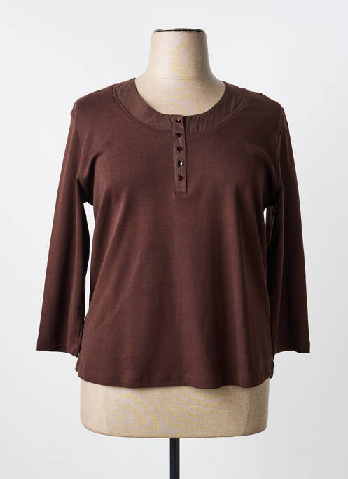 Top marron LEWINGER femme
