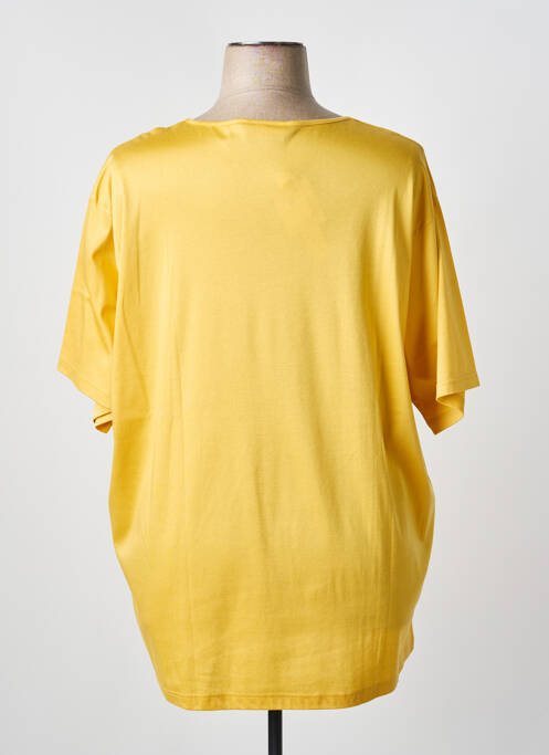 T-shirt jaune CLAUDE DE SAIVRE femme