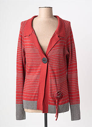 Gilet manches longues stretch orange SOLOLA femme