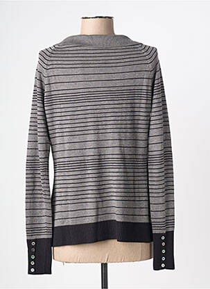 Gilet manches longues stretch gris SOLOLA femme