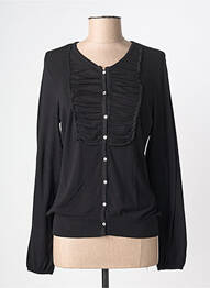 Gilet manches longues stretch noir YERSE femme