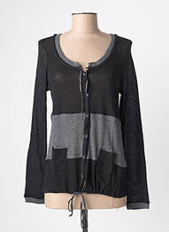 Gilet manches longues stretch noir YERSE femme