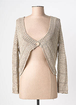 Boléro manches longues beige YERSE femme