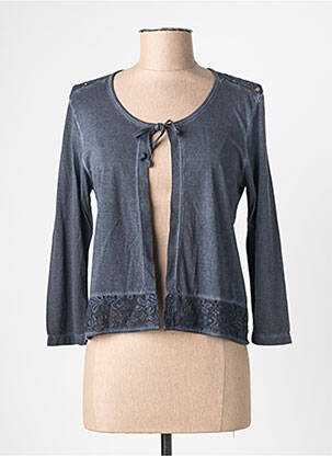 Gilet manches longues stretch gris KATMAI femme