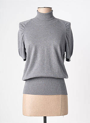 Top stretch manches courtes gris ALDO MARTIN'S femme