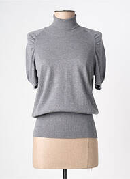 Top stretch manches courtes gris ALDO MARTIN'S femme