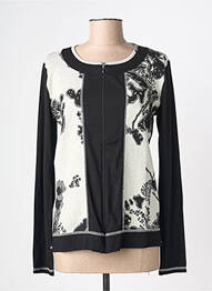 Gilet manches longues stretch noir KATMAI femme