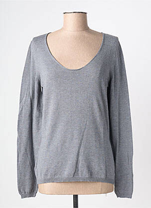 Pull tissage chiné manches longues gris ALDO MARTIN'S femme