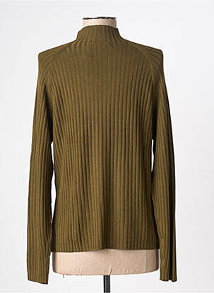 Pull stretch manches longues vert TERA BORA femme