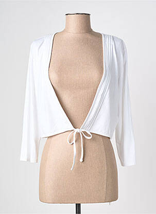 Gilet manches longues blanc KATMAI femme