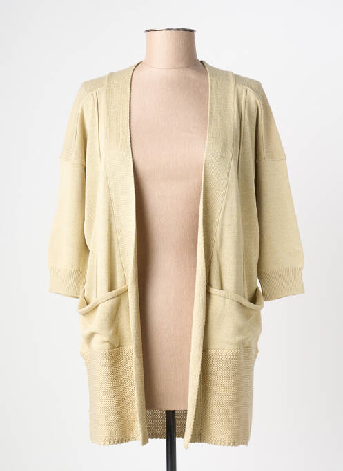 Gilet manches longues beige YERSE femme