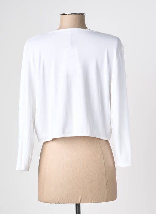 Gilet manches longues blanc KATMAI femme