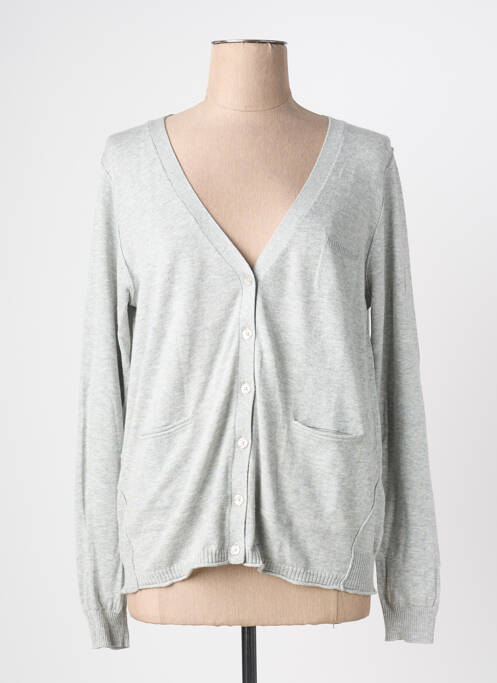 Gilet manches longues gris YERSE femme