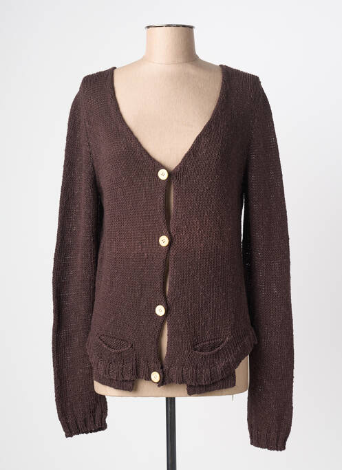 Gilet manches longues marron ALDO MARTIN'S femme