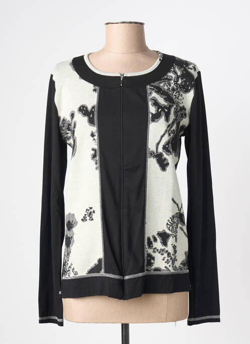 Gilet manches longues noir KATMAI femme